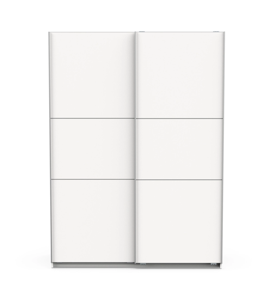 ARMADIO ANTE SCORREVOLI "GHOST" BIANCO 148X59X203 CM